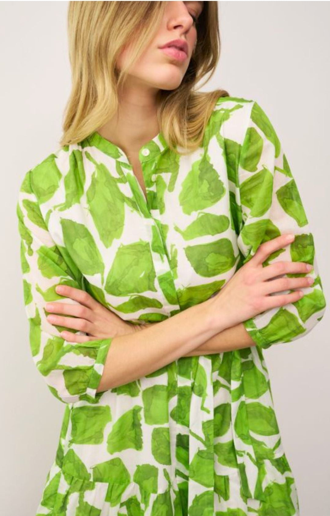 Milo Cotton Dress with Flounce