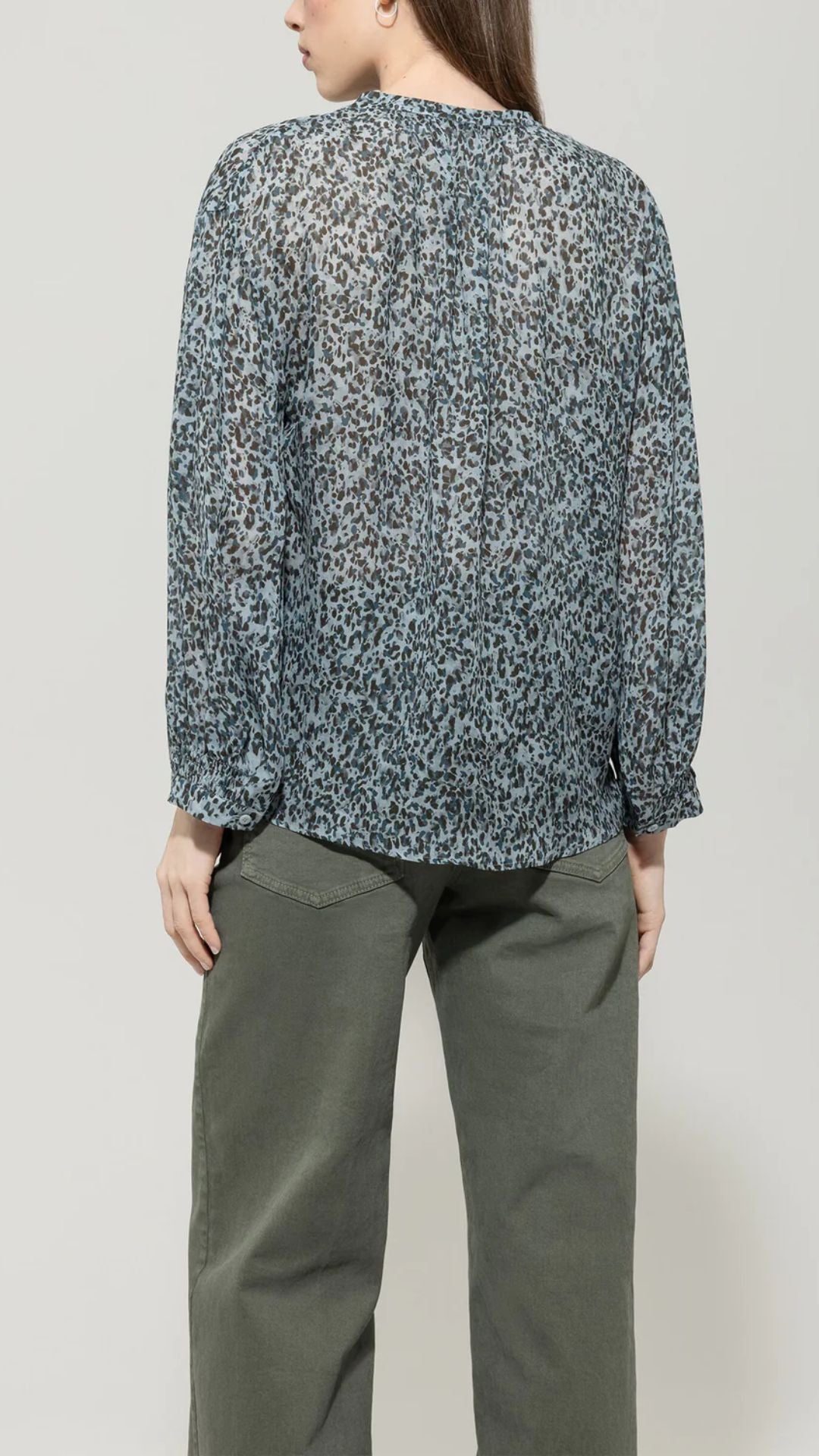 Blouse with Animal Print