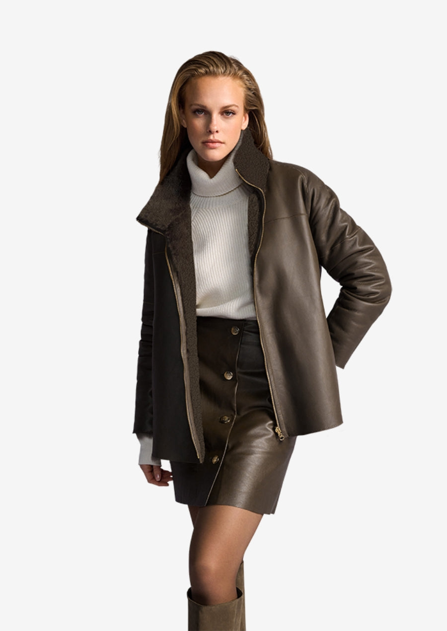Reversible Lambskin Jacket