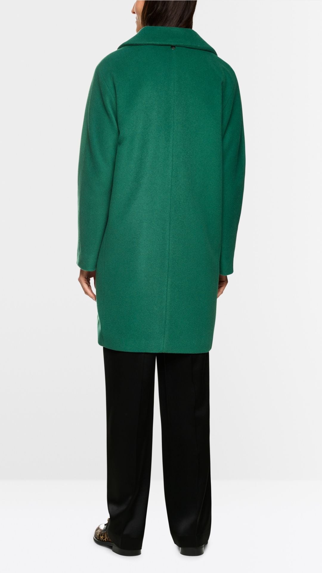 Wide Coat in Alpaca Wool Blend