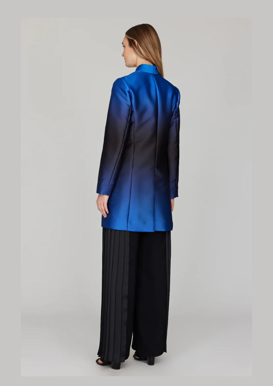 Hyacinth Print High Neck Duster
