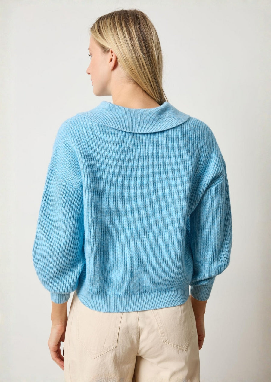 Keyhole Rib Sweater