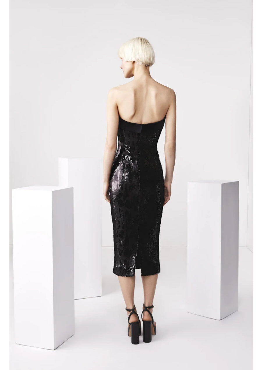 Black Strapless Dress