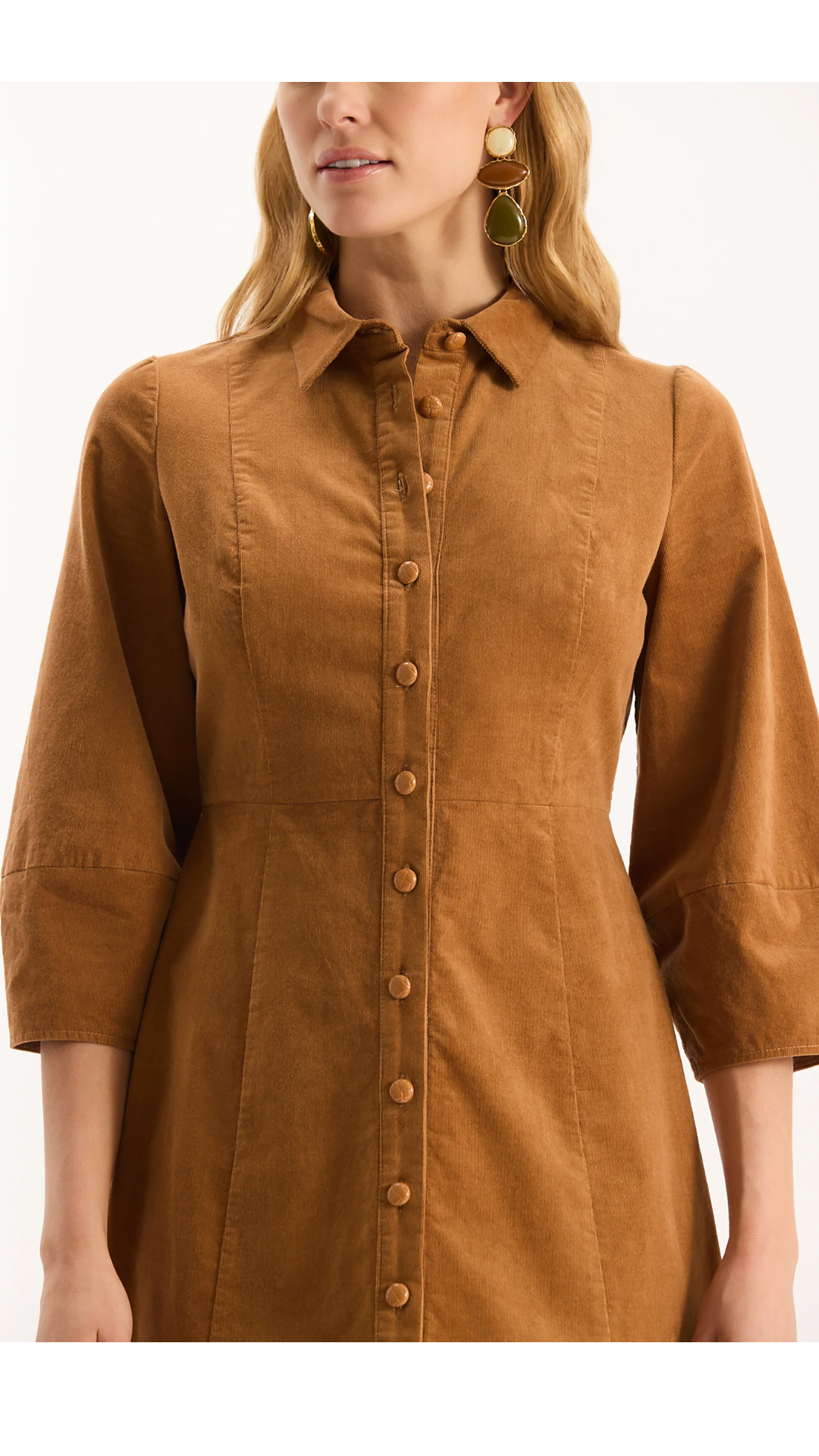 Beth Pinwale Corduroy Midi Dress