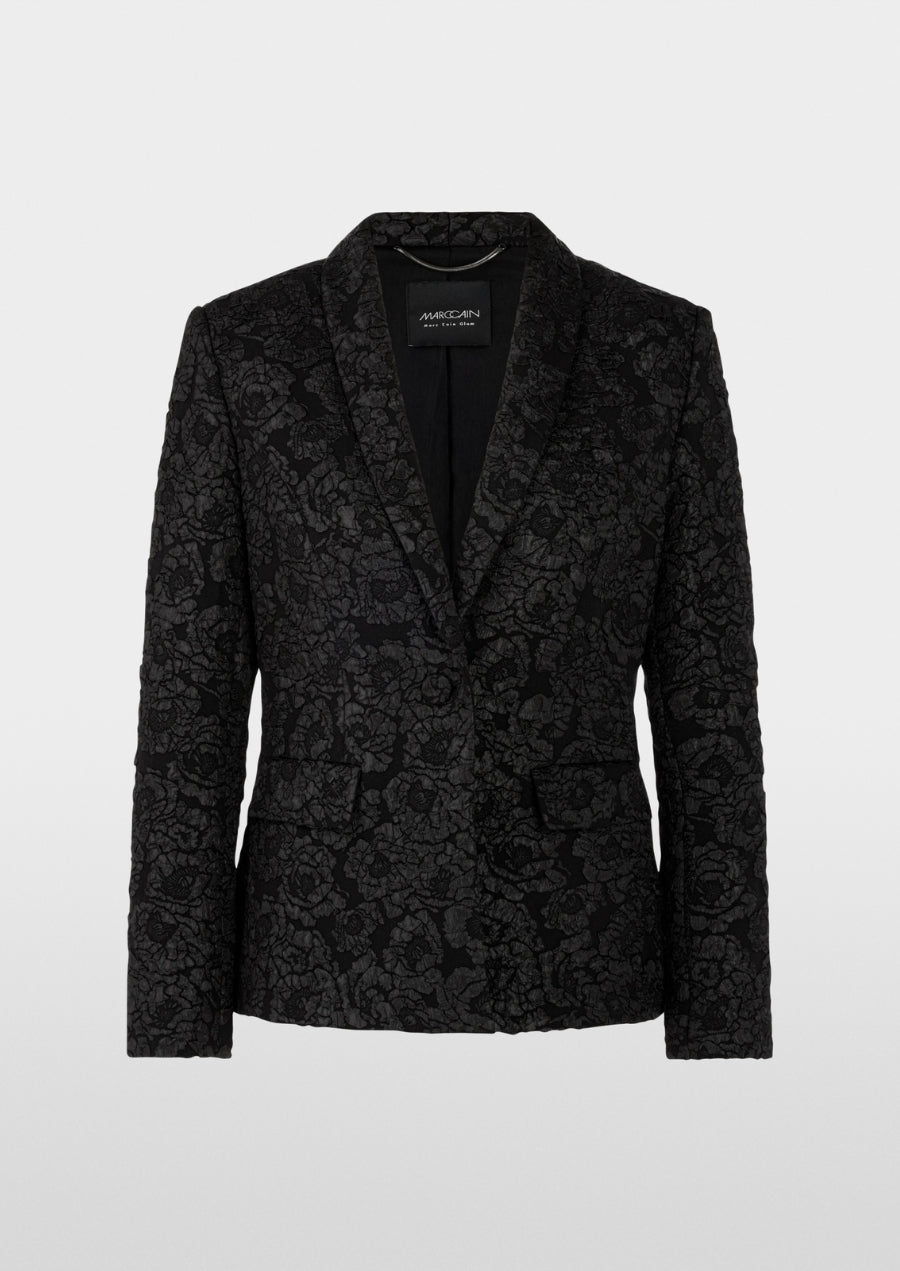 Blazer with Floral Pattern