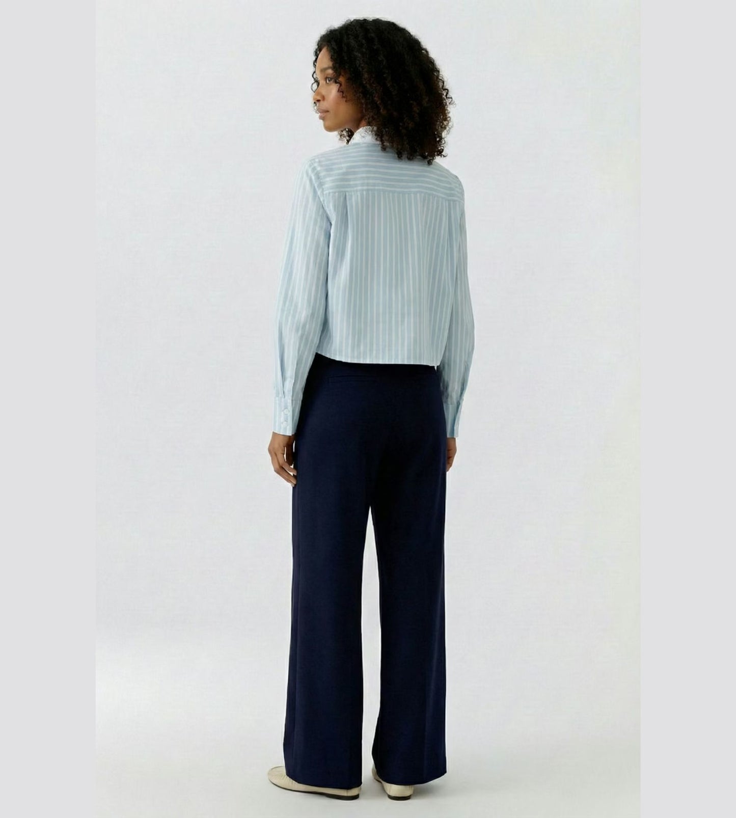 Blouse- Blue White