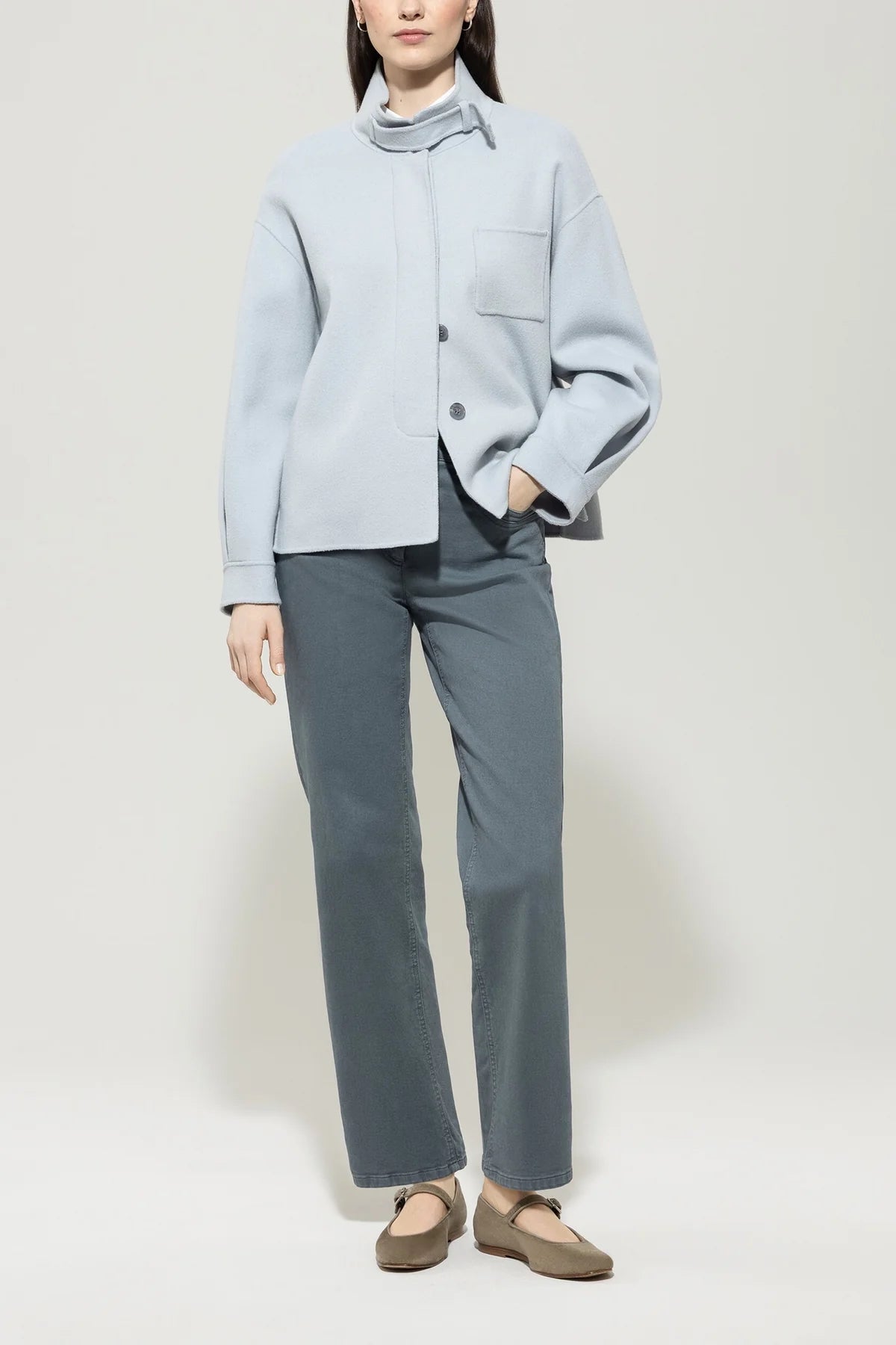 Double-Face Shirt Jacket