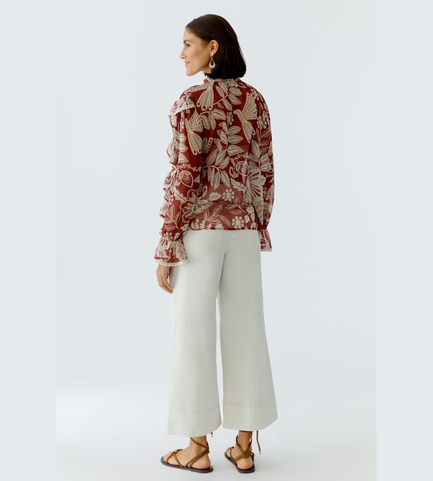 Blouse Red-White