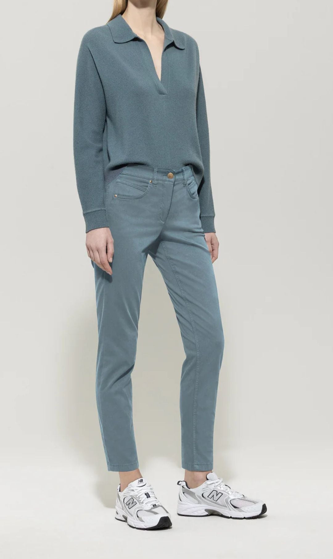 High-Stretch Color Denim