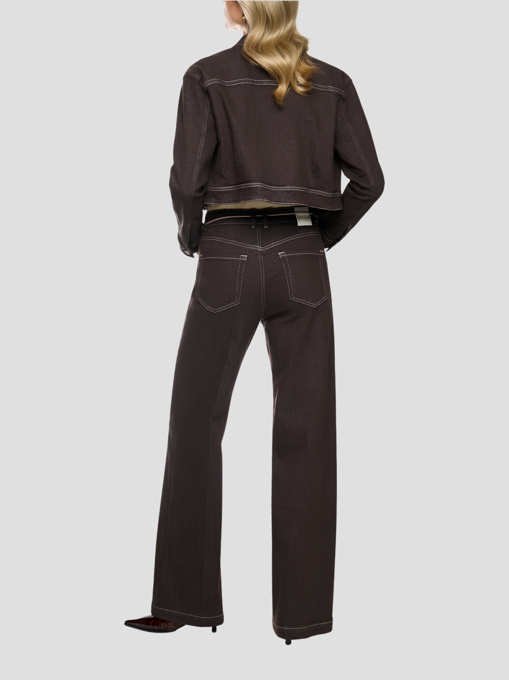 WARRI Jeans with Contrasting Details