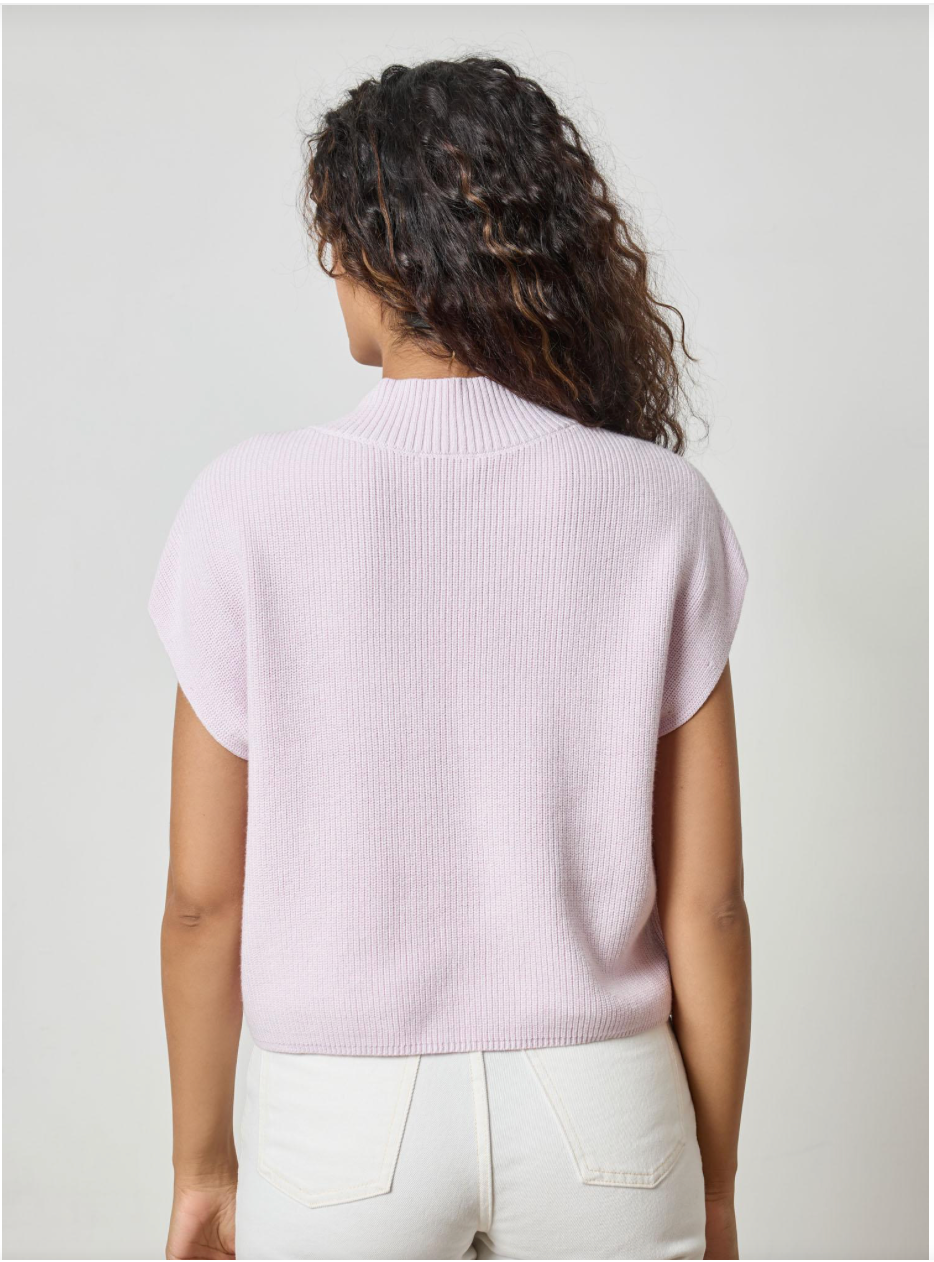 Wide Trim V-Neck Sweater - SALE
