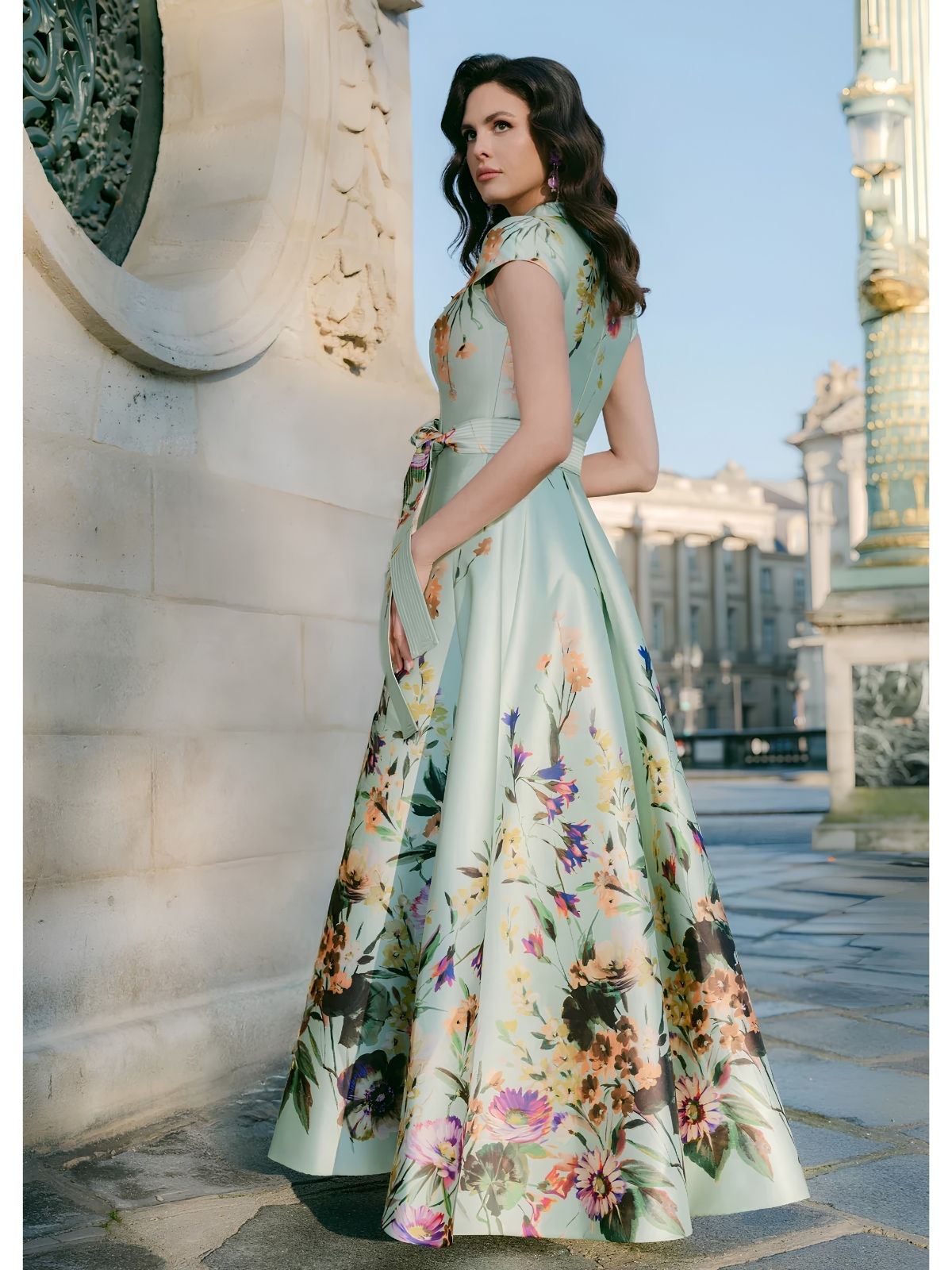 Honfleur Watercolor Gown