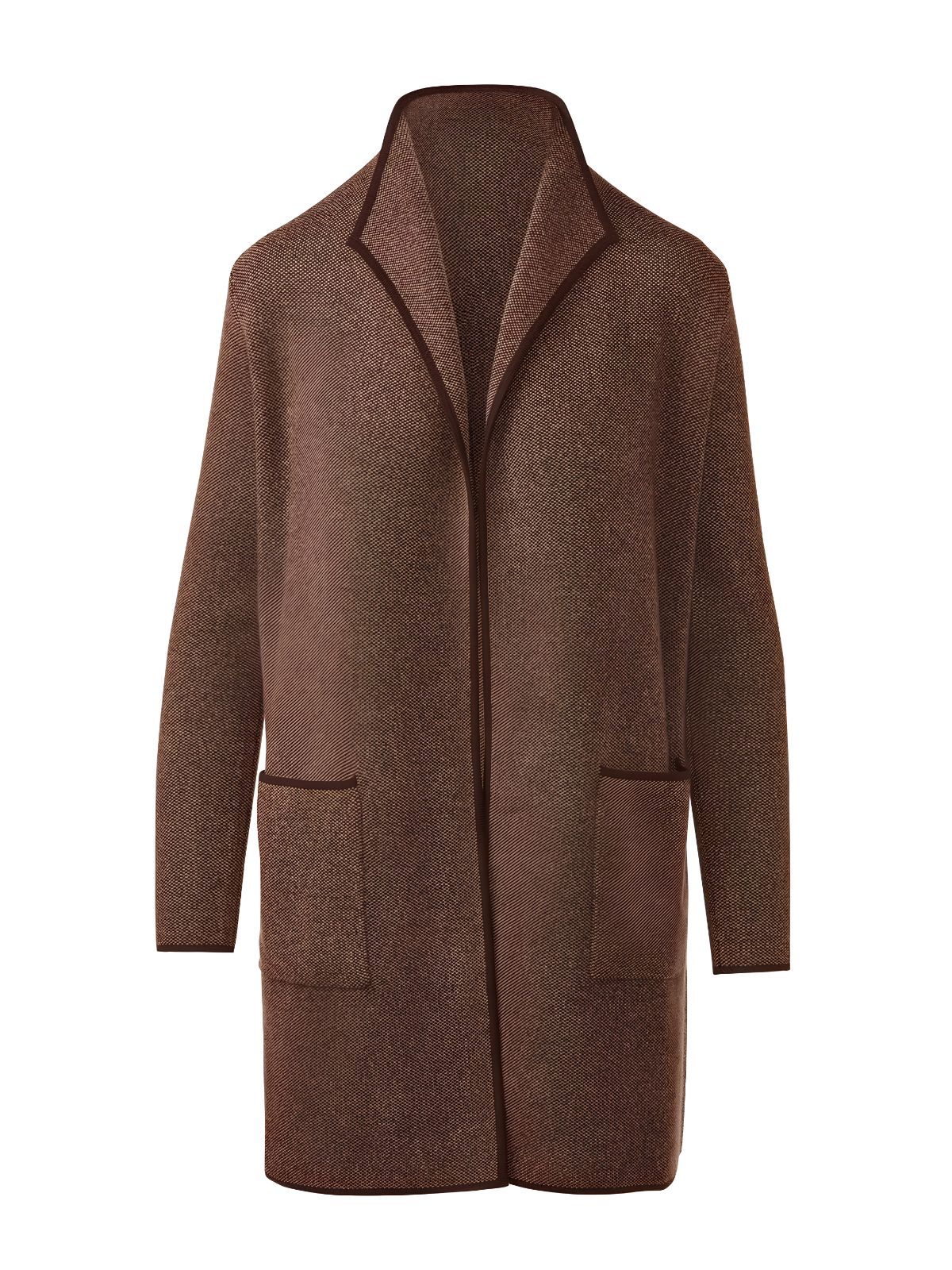Kinross LFSC6-294 Doubleknit Tweed Easy Cardigan