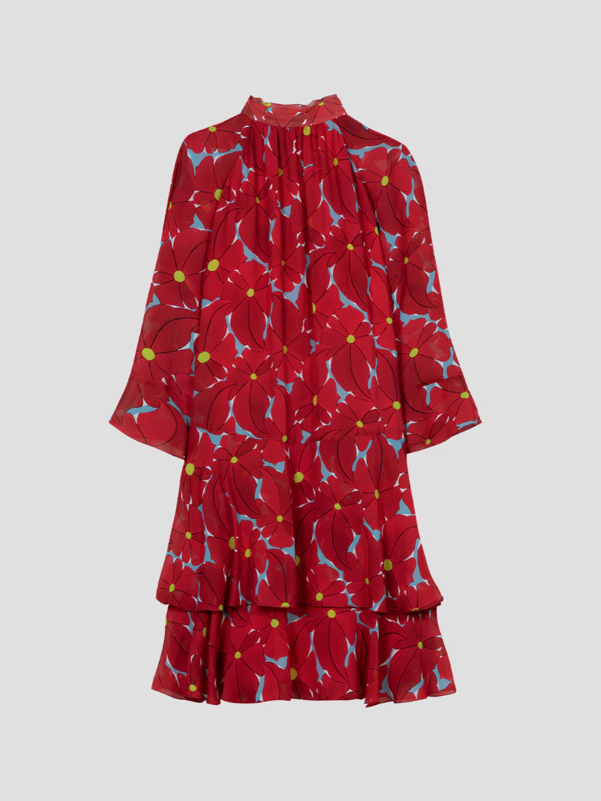 Boho Dress with Flower Print