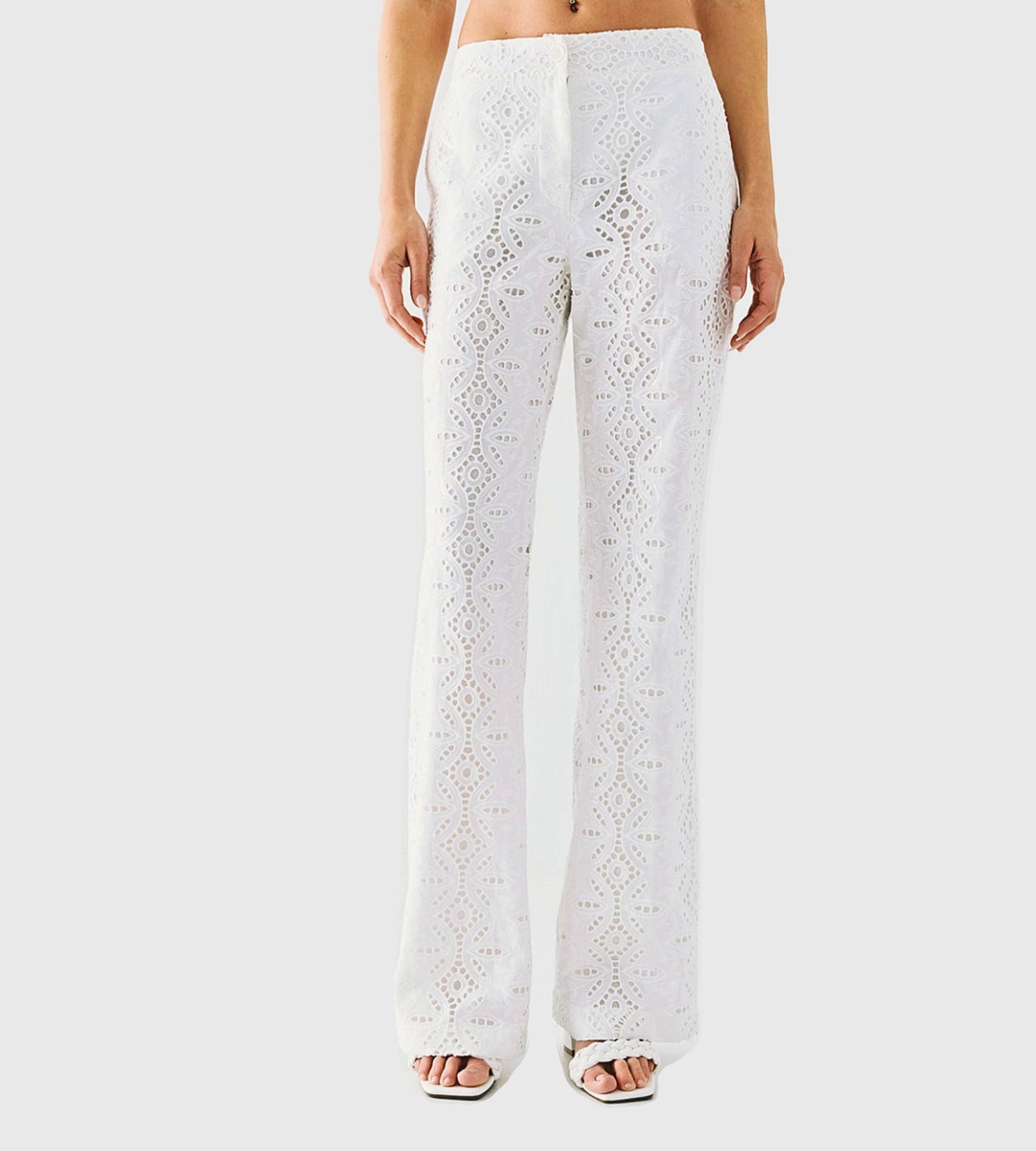 Broderie Pants with Sequins - SALE