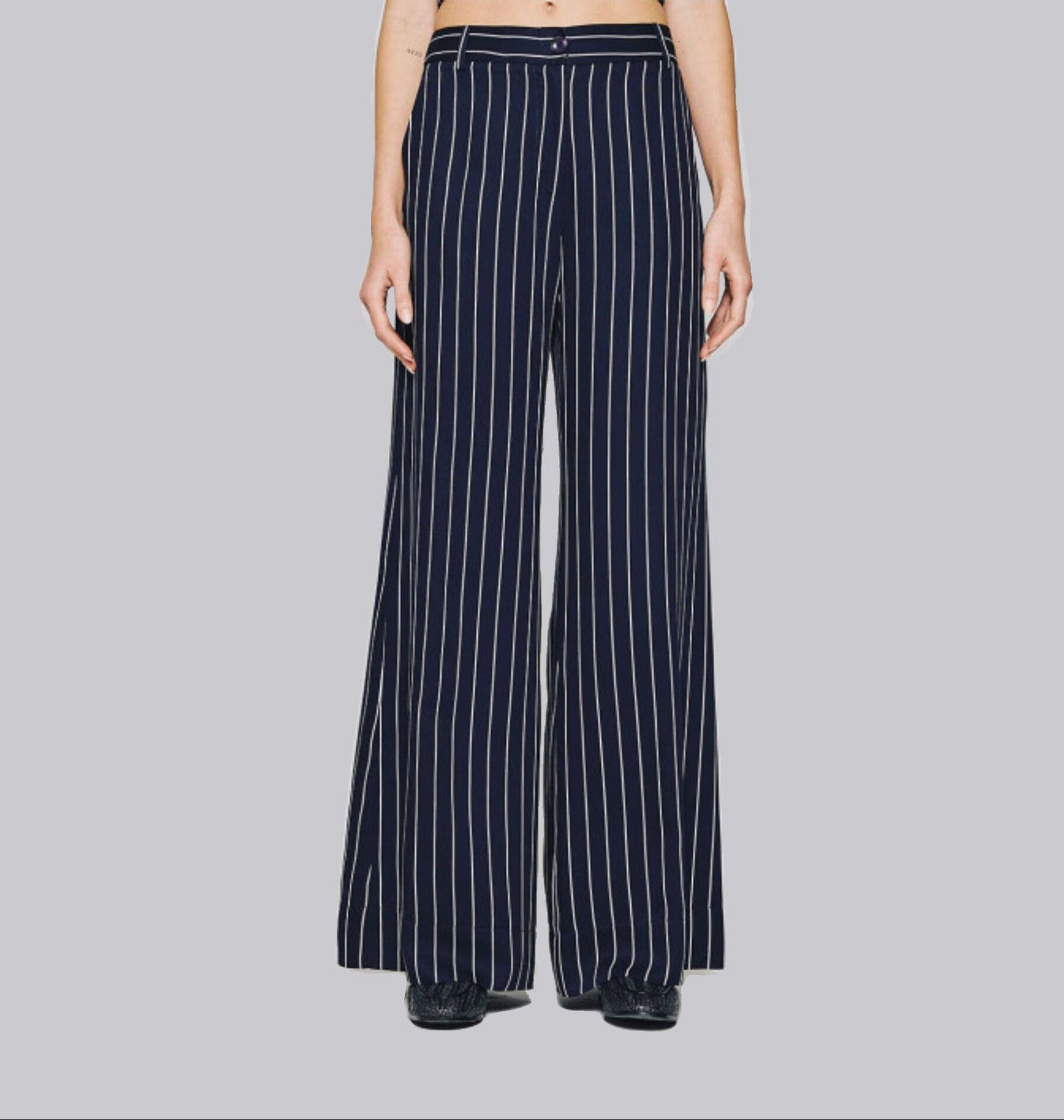 Striped Flare Pants - SALE