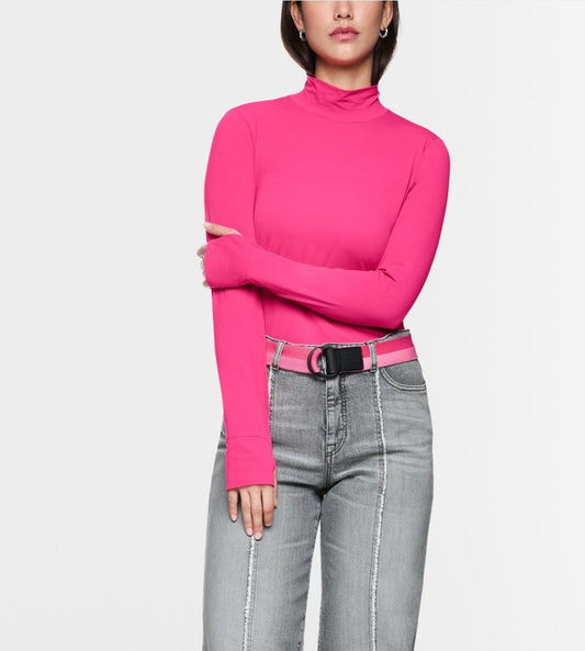 Long-Sleeved Turtleneck Top