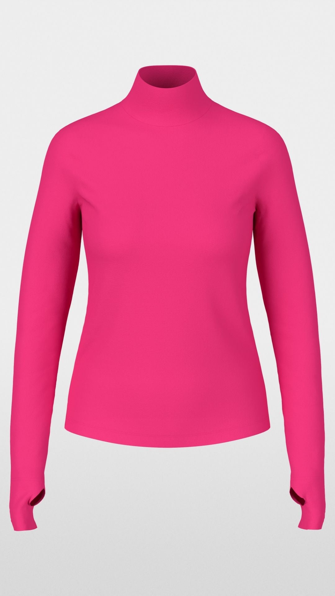 Long-Sleeved Turtleneck Top
