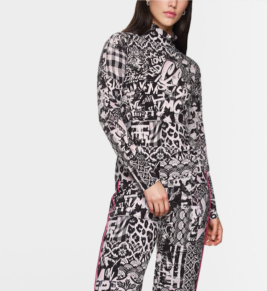 Long-Sleeved Shirt with Turtleneck