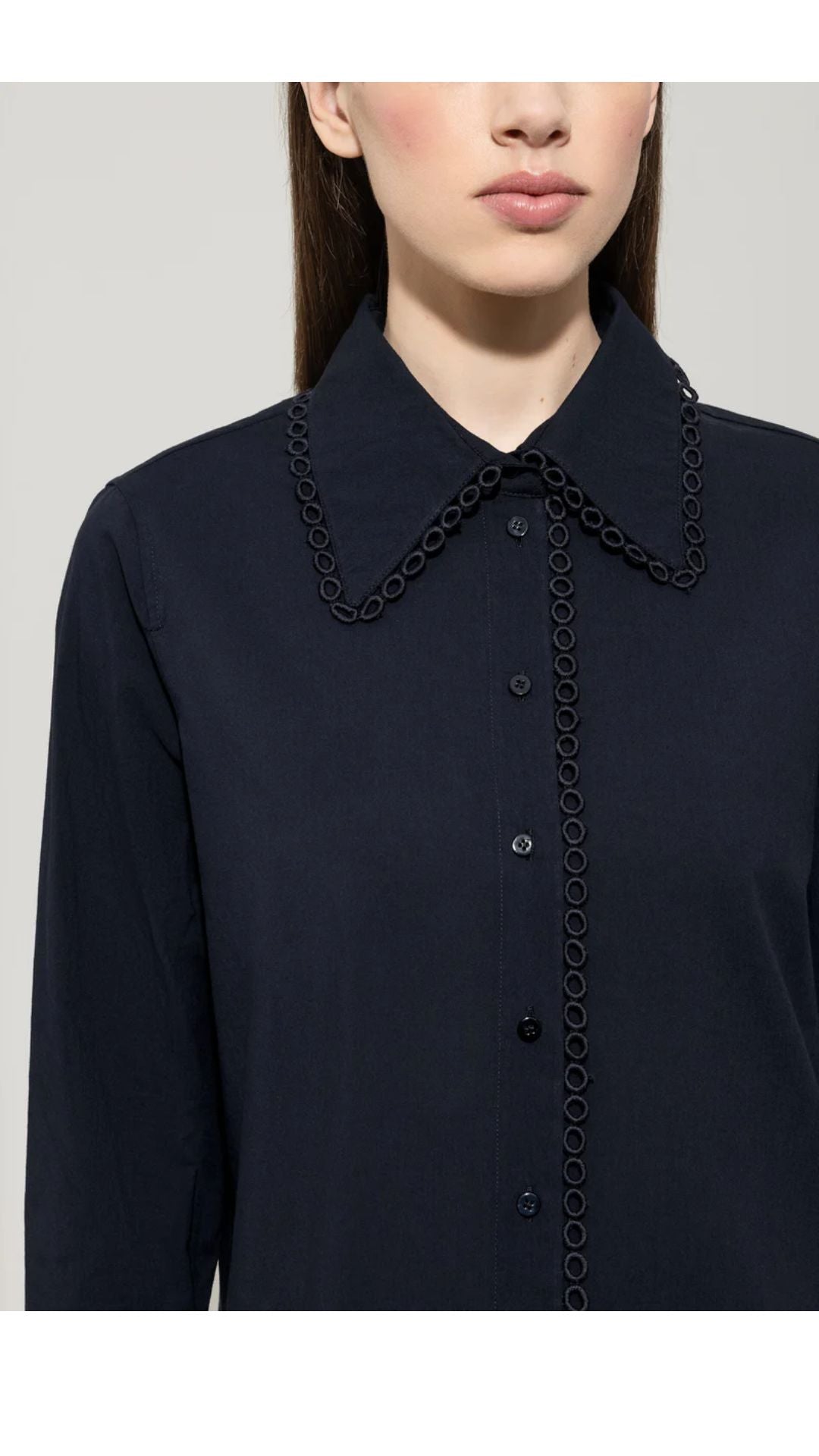 Cotton Voile Shirt Blouse