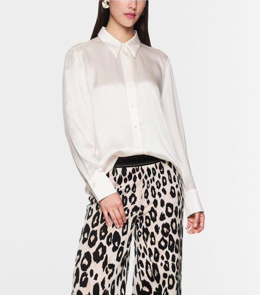 Shiny Silk Blouse