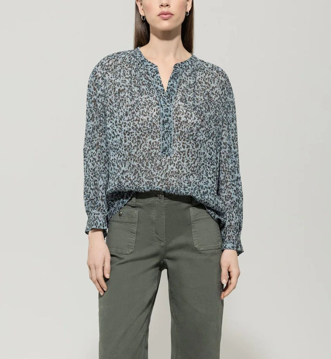 Blouse with Animal Print
