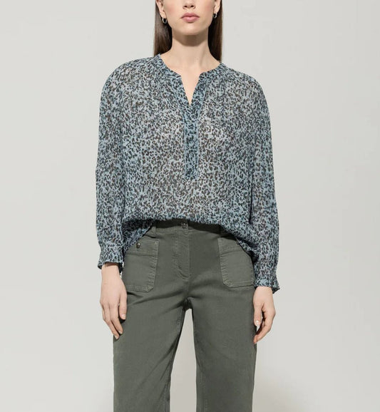 Blouse with Animal Print