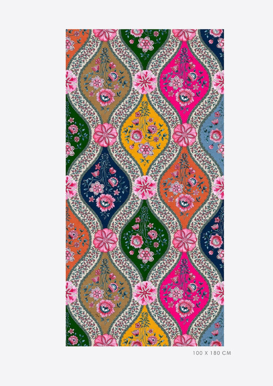 Foulard Flower Print