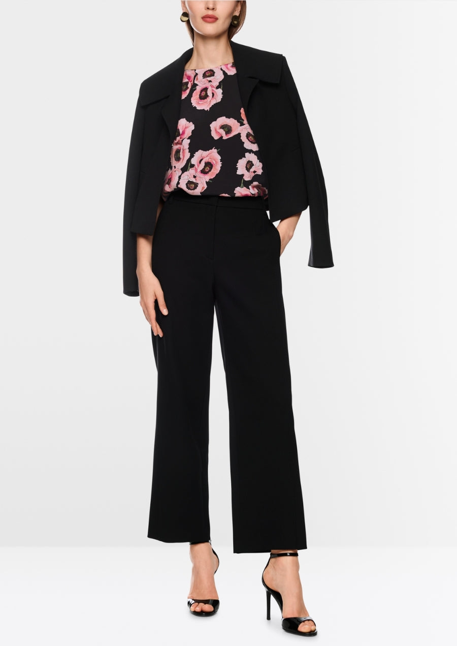 Blouse Shirt with Floral Pattern