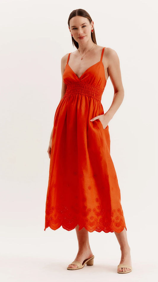 Maria Linen Dress - SALE