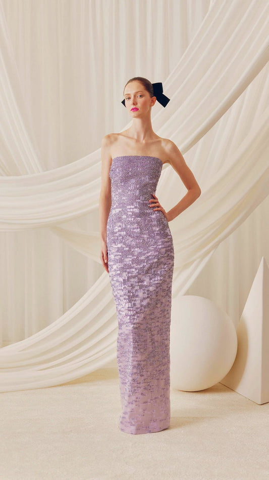 A&B6834 Lavender Gown