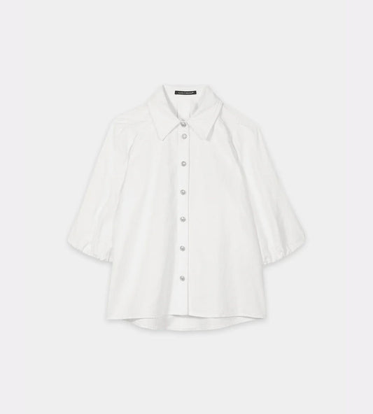 Linen Blend Blouse