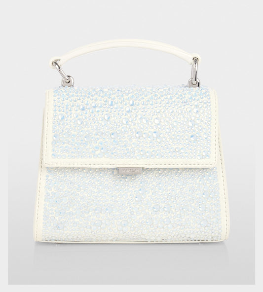 Mini Handbag with Opal Crystals