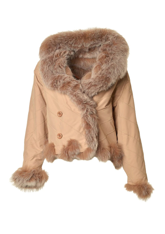 Reversible Silk to Fox Jacket