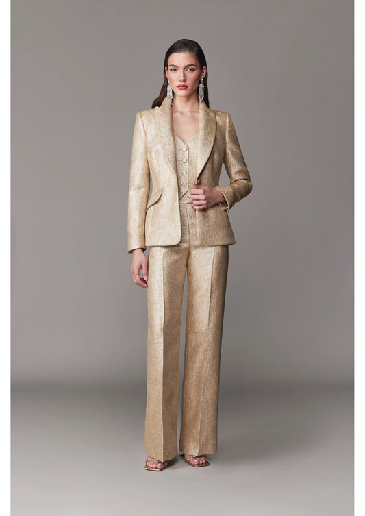 Gold 3 Piece Suit