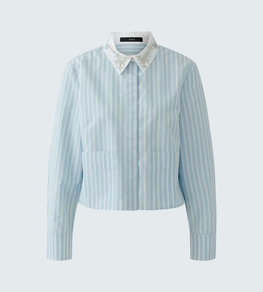 Blouse- Blue White