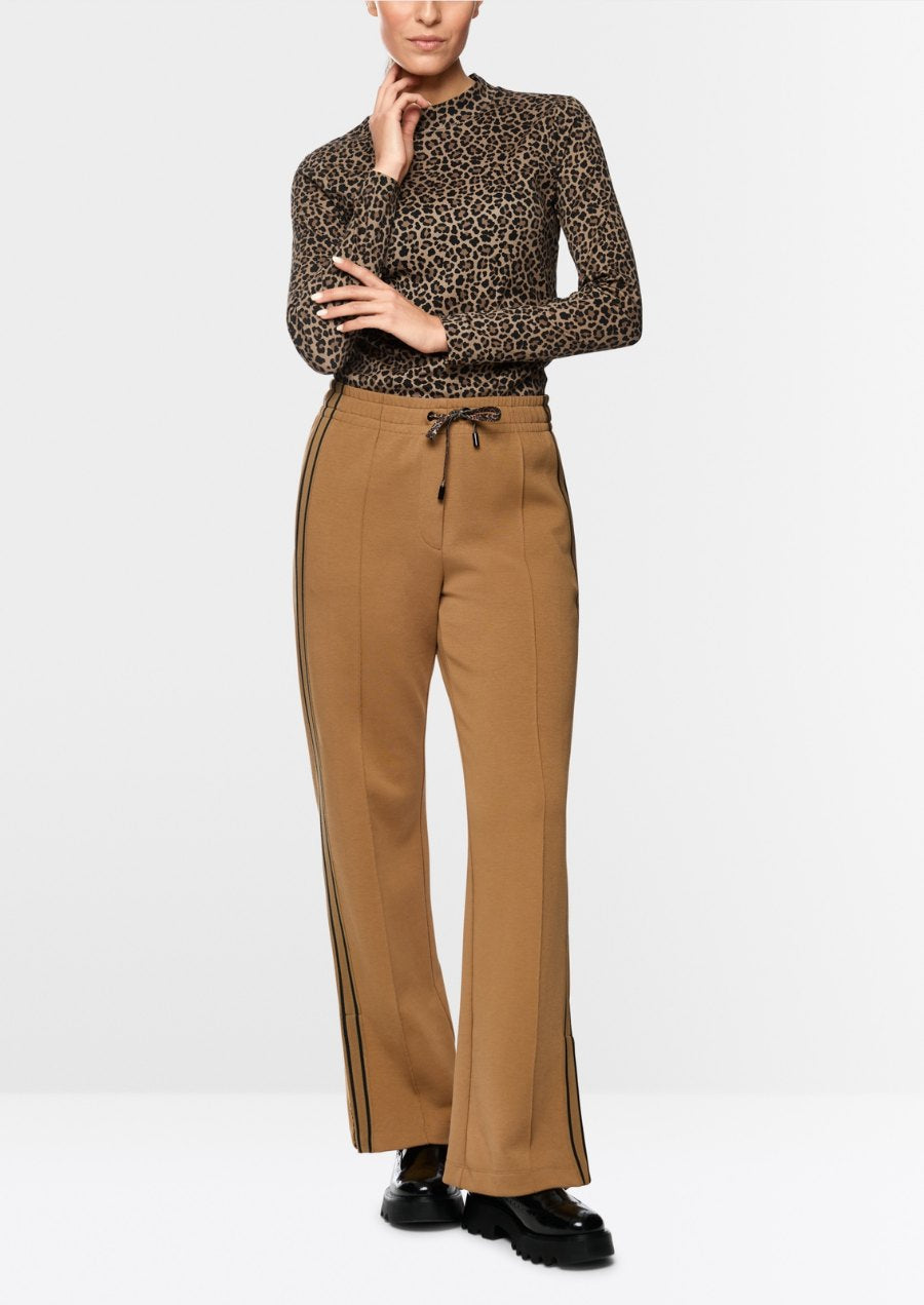 Leopard Print Long-Sleeved Shirt