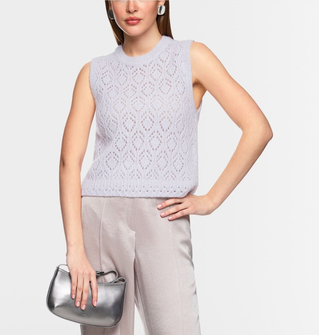 Knitted in Germany Lace Knit Top
