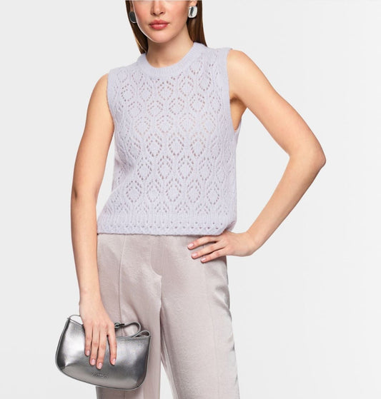 Knitted in Germany Lace Knit Top