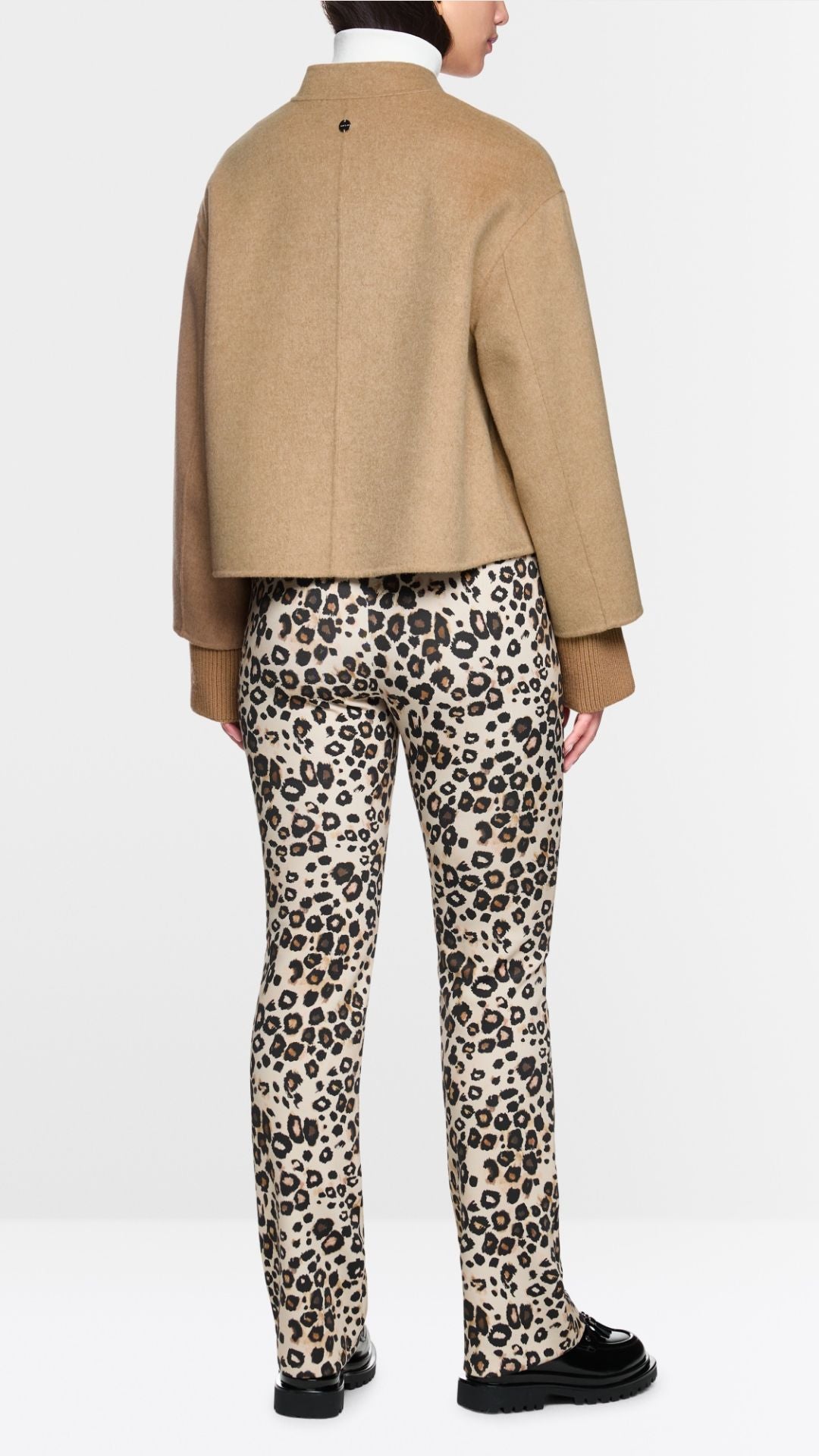 Oversized Jacket with Cuffed Sleeves