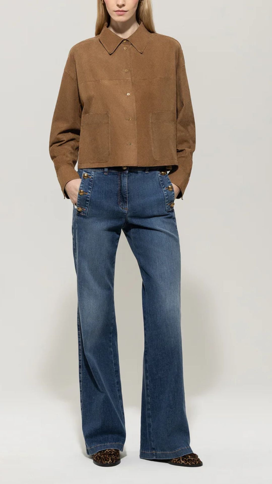 Suede Shirt Jacket