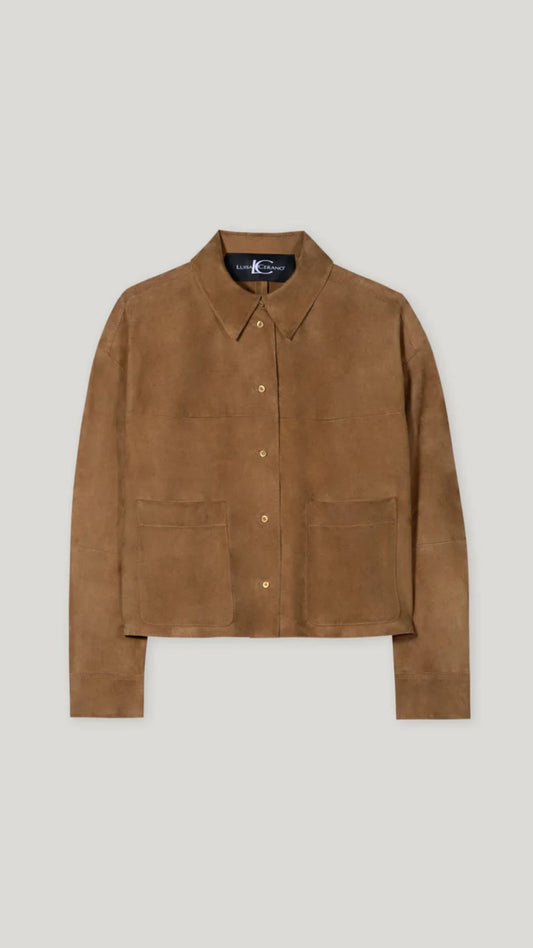 Suede Shirt Jacket