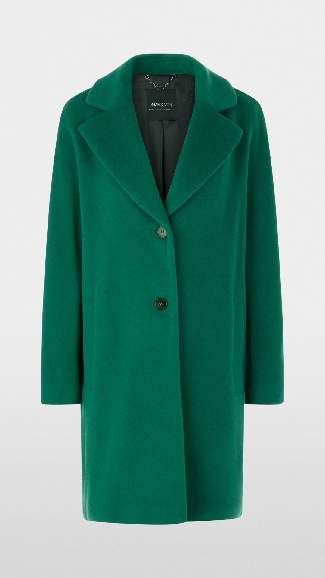 Wide Coat in Alpaca Wool Blend
