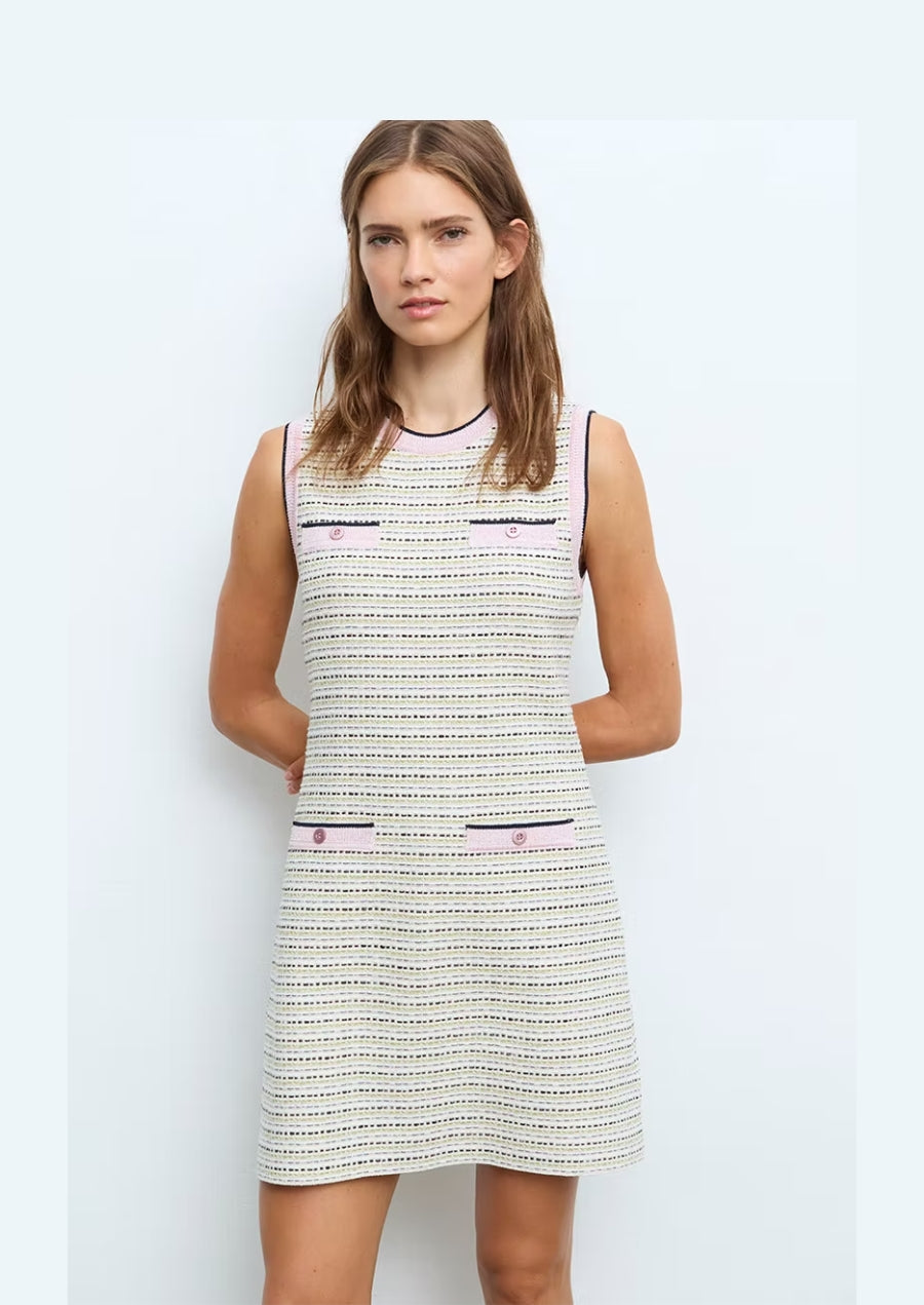 80641 Sleeveless Knit Dress
