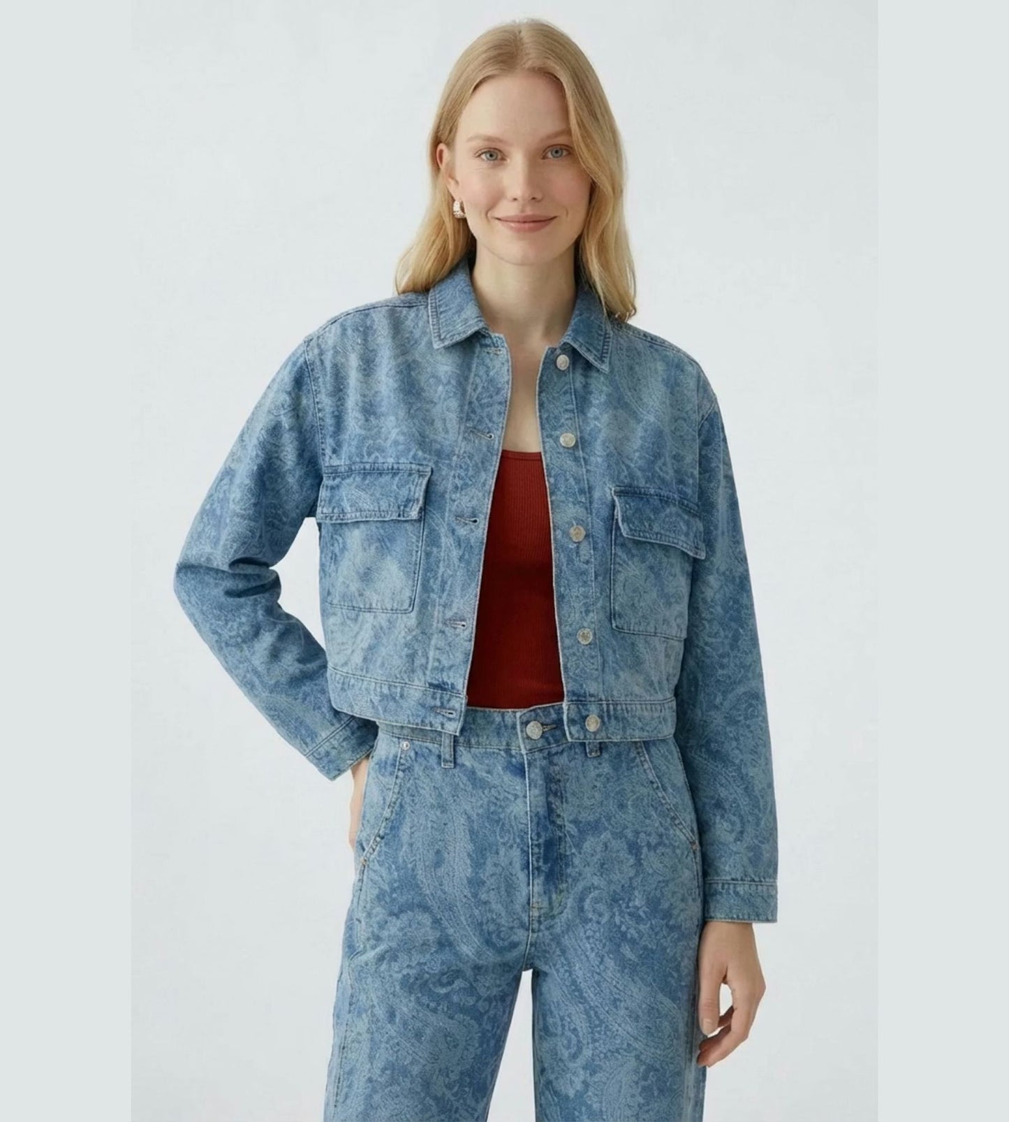 Denim Jacket - Bright Blue Denim
