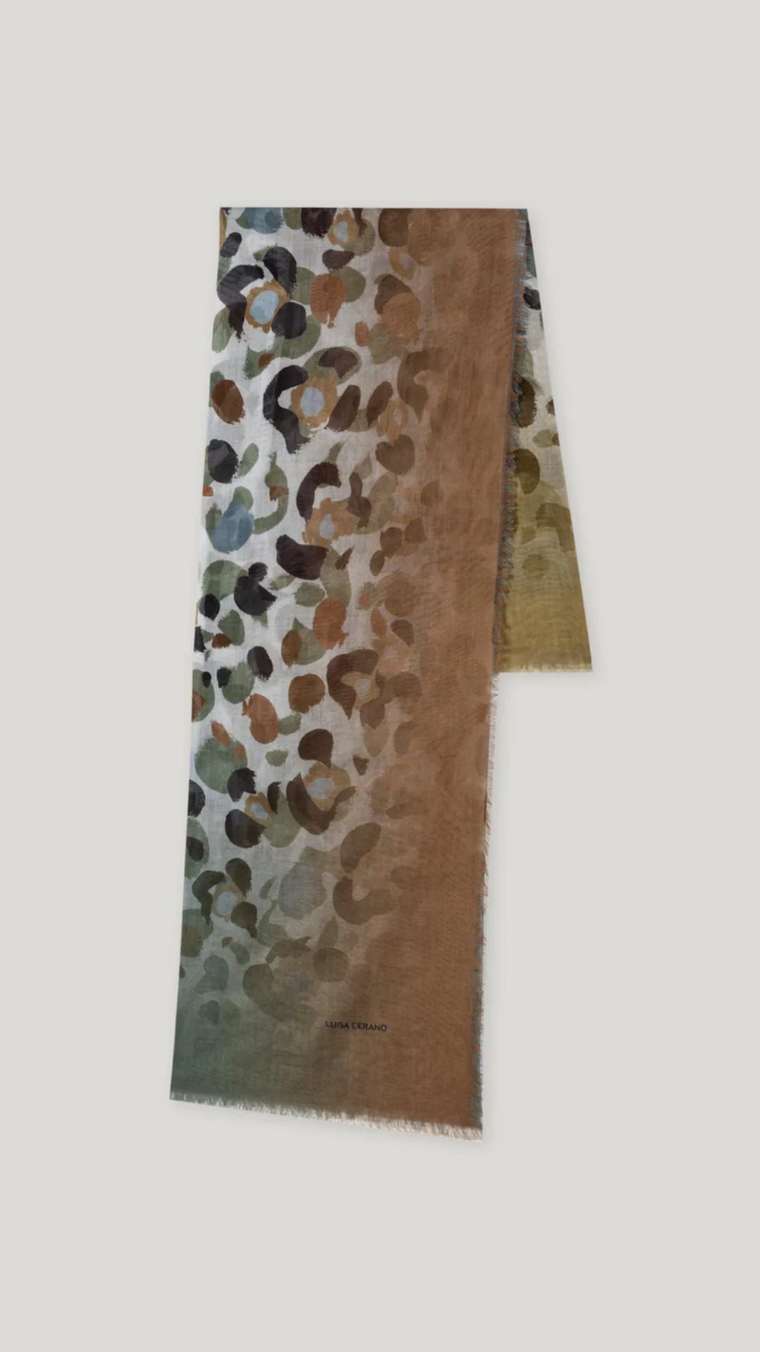 Scarf with Animal Print