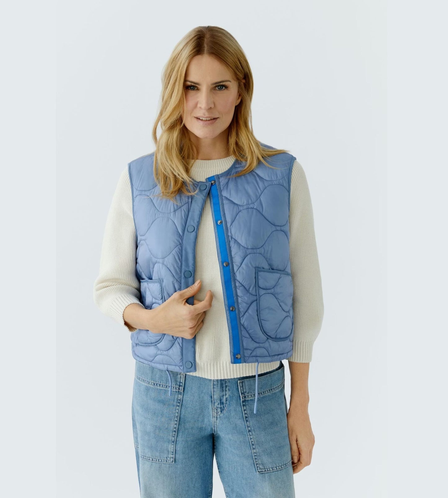 Blue Green Reversible Vest