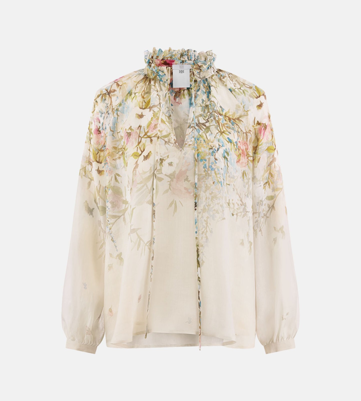 Fluid Blouse With Floral Print