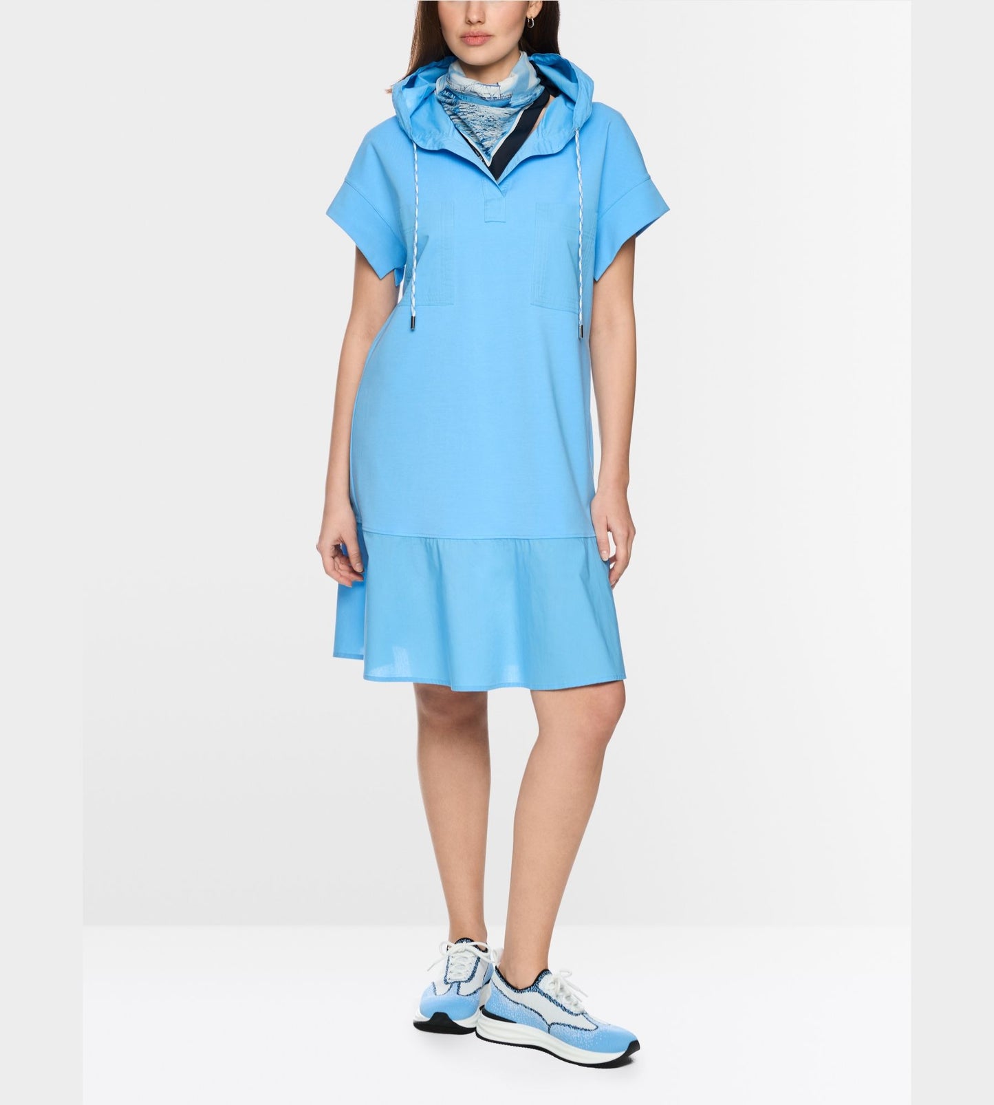 Shirt Dress with Hood