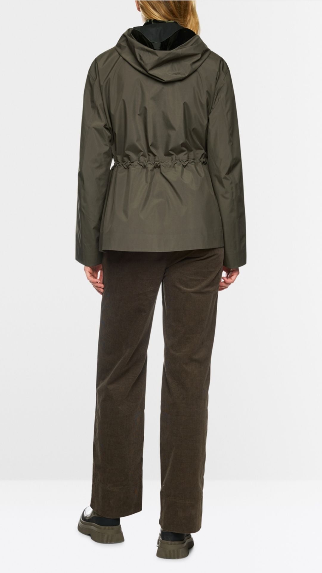 Outdoor Jacket with Drawstring